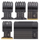 28PCS Oscillating Saw Blades, Universal Titanium Multitool Blades fit Wood Plastics Metal, Quick Release Multi Tool Blades Kits for Dewalt Porter Cable Fein Makita and Black & Decker.