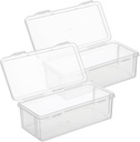 Kitchen Storage Holder 2pcs Bread Box Loaf Bread Organizer Toast Container Fridge Holder