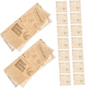 100sheets Greaseproof Food Wrapping Paper Sandwich Liners for Burgers Cakes and Snacks for Picnics Lunch Boxes and Parties Versatile Non-sticky Food Paper