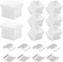 AC36-2 Ladder Rubber End Caps Fit for Werner Extension Ladder Stabilizer, Ladder Standoff/Stabilizer AC78 & AC76, Ladder Bumpers Ladder Standoff Pads Fit for Keller Little Giant ladders, 8 Pack