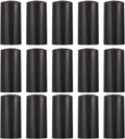 TOYANDONA 100-Pack Black PVC Heat Shrink Capsules for Wine Bottles - Perfect for Wine Cellars, Home Use, and Preservation