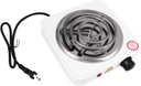 1000w Single Burner Electric Cooking Stove Adjustable Temperature Control Portable Countertop Heater for Quick Heating and Food Warmer Us