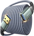 AINOPE USB Extension Cable,USB Extender,USB 3.0 Extension Cable, Male to Female Cord High Data Transfer Compatible with Webcam,USBKeyboard,Flash Drive,Hard Drive,Printer,10FT,Grey