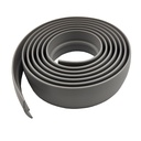 Flexible PVC T-Molding Transition Strips for Hard Wood Floor,Laminate,Tile,LVP. Vinyl Flooring Edging Trim 118" L × 1.97" W,Grey