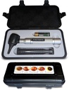 4th Generation Doctor Mom LED Pocket Pro Otoscope with Both Adult and Pediatric Disposable Specula Tips, Battery, and Protective Hard Plastic Case