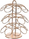 pods holder, Holder 27KCUPs Coffee Pod Rotating Stainless Chrome Tower Storage Stand,Compatible For Dolce Gusto Capsules
