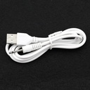2 Pack Wand Charger Replacement DC Charging Cable Set Compatible with lovesense,Compatible with Tracys Dog,Tracy's Dogg Beauty Instrument USB Charger Cords 2.5mm Wand Vibrating Massager Charger