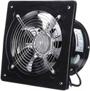 Exhaust Fan,Wall Mounted Vent Fans, Industrial Extractor Fan Low Noise 80W Stainless Steel Panel Fan Industrial Ventilation Fan Metal Wall Mounting Exhaust Fan