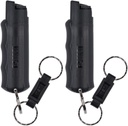 SABRE Pepper Spray, Quick Release Keychain for Easy Carry and Fast Access, Finger Grip for More Accurate and Faster Aim, Maximum Police Strength OC Spray, 0.54 fl oz, Secure and Easy to Use Safety