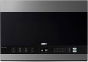 Summit 24” Over The Range Microwave, 1.4. cu.ft. Capacity, Built-In Microwave, Stainless Steel & Black- MHOTR243SS