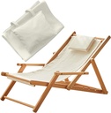 Patio Chair Replacement Fabric, 45x17inch Oxford Cloth Chair Slings Replacement Outdoor with Pillow, Replacement Replacement Cloth for Patio Lounge Chair Beach Sling Chair
