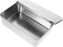 Stainless Steel Bread Baking Box with Lid Cake Pan for Baking Bread Desserts Biscuits High-capacity Oven Tray Scratch-resistant Design