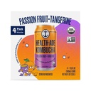 Health-Ade Organic Passion Fruit Tangerine Kombucha Can 11.5OZ 4-Pack, 46OZ