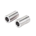 M17 M18 M20 304 Stainless Steel Bushing Steel Sleeve Washer Round Hollow Unthreaded Standoff Spacer Gasket Sleeve Length 5-50mm(20x26x12mm-2pcs)