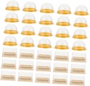 Moon Cake Packing Box 100pcs Mini Cupcake Boxes Protective Cover for Food Storage