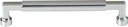 Top Knobs Cumberland Pull 6 5/16 Inch (c-c) Polished Chrome