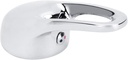 Hyuduo Tap Lever Handle, Faucet Handle Chrome Plated Zinc Alloy Bathroom Single Lever Faucet Handle Replacement for 35mm Valve Core Bathroom, Faucet Handles
