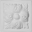 Ekena Millwork PB03X03X01HE Helene Plinth Blocks, 3 3/4"W x 3 3/4"H x 1 1/2"P, Primed