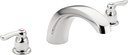 Moen Chateau Chrome Two-Handle Low Arc Roman Tub Faucet Valve Required, T990