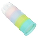 VICASKY Milk Formula Dispenser Sections Food Storage Box Pp Material Snack Cups Formula Non-Spill Milk Dispenser