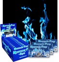 Mystical Fire Blue Color Changing Packets- Pack of 12 Blue Flames- Long Lasting Enchanted Magical Flames- Flame Color Changer for Fire Pits & Outdoor Fireplaces- Campfire Accessories