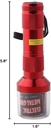 Zinc Alloy Electric Metal Grinder Herb Tabacco Crusher Grinder Cracker(Red Color, no battery included)