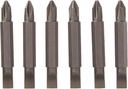 DEWALT Screwdriver Set, #2 Phillips / No. 8 Slotted Double Ended Bit, 6-Pack (DW2024B6)