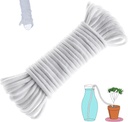 ORIMERC 50ft 1/4 inch Plants Self Watering Capillary Wick Rope Cord DIY Vacation Potted Flower Sitter Hydroponic Wicking Planter Pot Garden Seeds Starting Seedling Automatic Waterer System Device Line