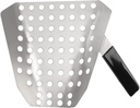 Popcorn Scoop for Popcorn Machine, Scoops for Canisters with Many Small Holes, Stainless Steel French Fry Scoop with a Secure Handle, 7.6 X 7.5 X 4.7 Inches