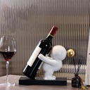 Creative Wine Rack Wine Cabinet Decoration Character Living Room Porch Dining Table Wine Set