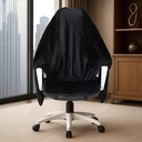 Cozy Bliss Office Chair Blanket, Non-Electric, Faux Fur Office Blanket – Work from Home Gifts & Practical Gifts for Cold People, Stay Warm with Chair Wrap Attaches, Black