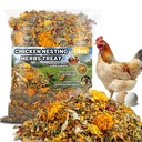MAQIHAN 10oz Chicken Nesting Herbs - Dried Herb Layer Feed Coop and Run Insulation Roosting Bars for Box Pads Supplies Laying Hens Chicks Vacuum Packed Bedding Winter