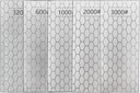 Diamond Sharpening Stone, 5 Pcs Knife Sharpening Stone for Kitchen Sharpening, Diamond Lapping Plate Coarse/Medium/Fine Grit Sharpener, 320/600/1000/2000/3000 Grit