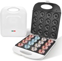 Breakfast Machine Donut Machine Home Bread Machine Double-Sided Heating 16 Holes, Compact and Portable Design, Non-Stick Coating