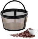 Prasacco Reusable Basket Coffee Filter - 4 Cup Permanent Replacement Filter for Mr. Coffee Coffee Makers (1 PC)