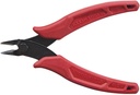 Klein Tools D275-5 Diagonal Flush Cutters, Micro Wire cutter, Ultra-Slim Precision Flush Cutter for Work in Confined Areas, Compact Zip Tie Cutter, 5-Inch
