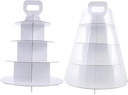 Cabilock Pastry Boxes Cake Box Multi-layer Dessert Packaging Handle Bakery Favor for Shops