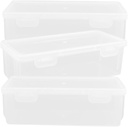3pcs Spice Organizer for Cabinet Airtight Bread Boxes Kitchen Storage Containers Breadbox