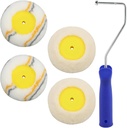 Corner Edger Paint Roller, Drywall Corner Edger Paint Roller Tool Kit, Paints Edgers Corners Paints Roller Tool for Home Office Wall Painting Decoration,Corners Walls Painter