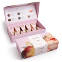 Tea Forte Jardin Organic Fruit, Herb and Flower Teas, Petite Presentation Box Tea Gift Set Sampler, 10 Count, 2 of Each Variety Individually Wrapped Handcrafted Pyramid Infuser Bags