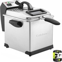 Cuisinart CDF-170P1 3.4 Quart Deep Fryer Stainless Steel Bundle with 1 YR CPS Enhanced Protection Pack