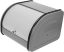 Mobestech Bread Box for Countertop Kitchen Bread Bin Storage Container Basket White