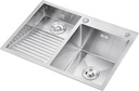 Laundry Pool Balcony Household Stainless Steel Laundry Sink Wash Basin With Washboard Easy To Clean Double Sink Laundry Pool Gift (Color : A, Size : 70 * 48 * 22cm)