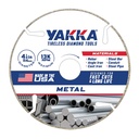 Yakka 4.5 Inch Metal Cutting Segmented Diamond Blade cuts a Wide Range of Metals, Made with Advanced Electroplating Technology for a Long Life & Comes with 7/8 inch Arbor and 5/8 inch Reducer Ring