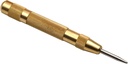Brass Center Hole Punches Spring-Impact Marking Loaded Adjustable Tension Hand Tool (6'')