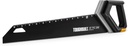 ToughBuilt – 18" PVC Saw, Pro-Grade Hand Saw with Triple-Ground Teeth, Rigid Steel Blade, and Ergonomic Handle for Precision Cutting of PVC, Plastic Pipe, and Wood