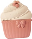 Creative Pink Cupcake-shaped Candy Storage Box Divided Snack Organizer with Corners for Treats Dried Fruits and Party Supplies