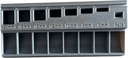 M3 Screw Organizer – Precision Bolt Sorter Tray with 7 Measuring Slots, 3D Printed PLA Material, Ideal for Hardware and Small Parts Storage
