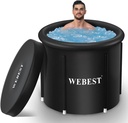 Cold Plunge Tub XL, 112 Gal Capacity Portable Bathtub Adult with Cover, Ice Bath Tub for Athletes, Durable and Easy to Install, Ice Baths at Home for Cold Water Therapy and Recovery