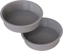 Silicone 7 inch Cake Pan Round, 2Pcs 7" Air Fryer Baking Pan, 7in Silicone Molds for Baking Banana Cakes, Mousses